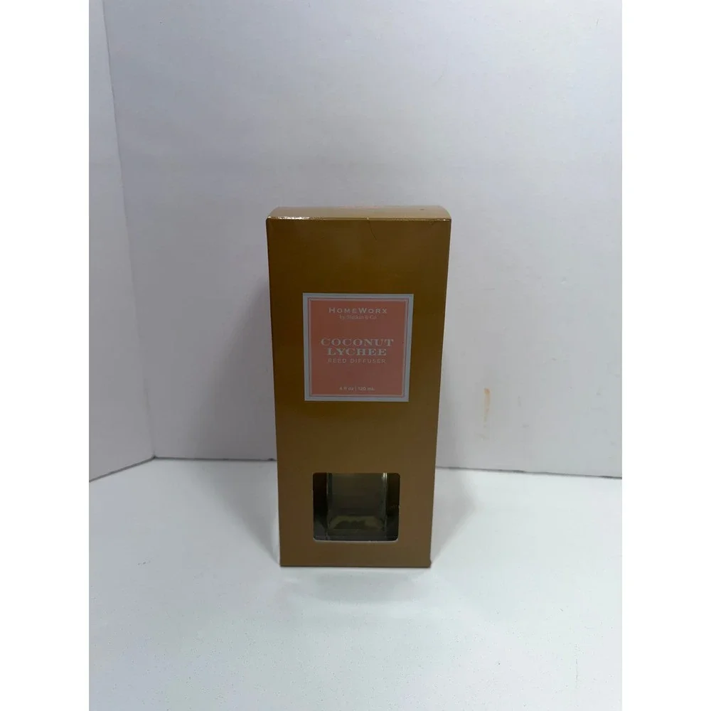 HomeWorx by Slatkin‎ & Co Coconut Lychee Reed Diffuser Tropical Home Fragrance